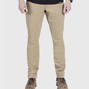 Origin Apparel Men’s Light Tan Canvas Tapered Pants Size 36 X 30 NEW with tags